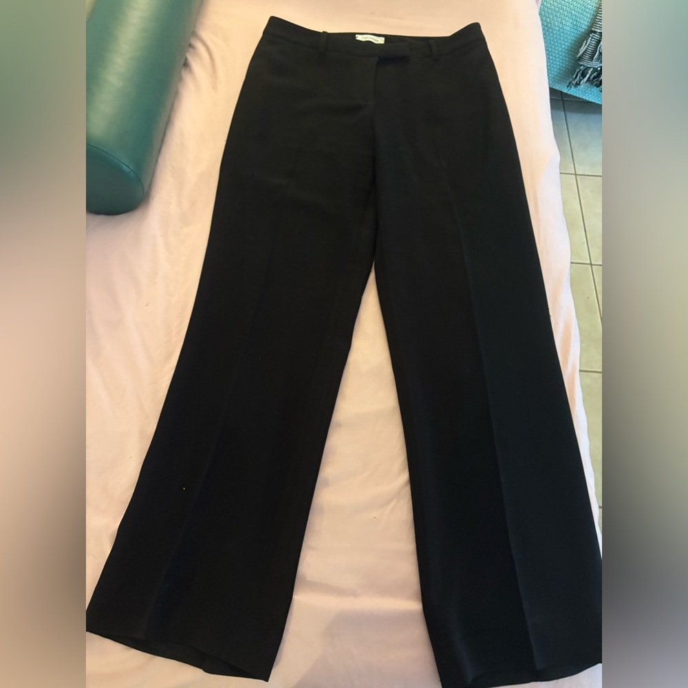 Calvin Klein Black Wide Leg Pants, perfect condition. No damage. Loose leg